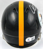 Chase Claypool Autographed Pittsburgh Steelers Speed Mini Helmet-Beckett W Hologram *Silver Image 3