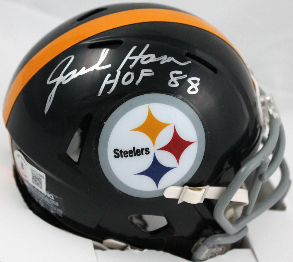 : Steelers Jack Ham HOF 88 Signed Flash Speed Mini