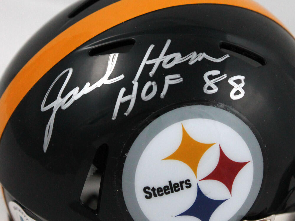 : Steelers Jack Ham HOF 88 Signed Flash Speed Mini