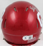 Brian Bosworth Autographed OU Sooners Speed Mini Helmet-Beckett W Hologram *Silver Image 3