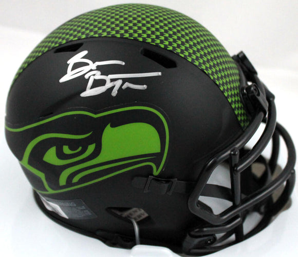 Brian Bosworth Autographed Seattle Seahawks Eclipse Speed Mini Helmet-Beckett W Hologram *Silver Image 1