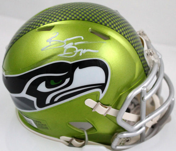 Brian Bosworth Autographed Seattle Seahawks Flash Speed Mini Helmet-Beckett W Hologram *White Image 1