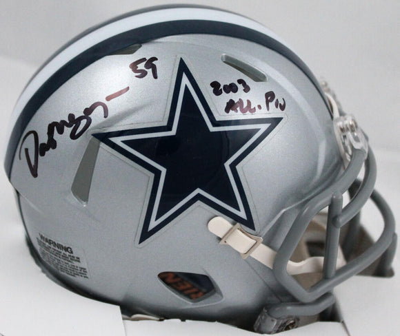 cowboys signed mini helmet