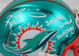 Ricky Williams Autographed Miami Dolphins Flash Speed Mini Helmet w/SWED-Beckett W Hologram *White Image 2