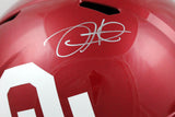 Jalen Hurts Autographed Oklahoma Sooners F/S Speed Helmet-Beckett W Hologram *Silver Image 2