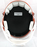 Nick Chubb Autographed Cleveland Browns F/S AMP Speed Helmet-Beckett W Hologram *Black Image 5