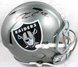 Maxx Crosby Autographed Las Vegas Raiders F/S Flash Speed Helmet-Beckett W Hologram *Black Image 1