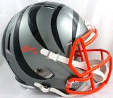 Tee Higgins Autographed Bengals F/S Flash Speed Helmet-Beckett W Hologram *Orange Image 1