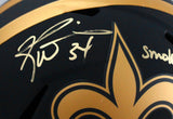 Ricky Williams Autographed New Orleans Saints F/S Eclipse Speed Helmet w/SWED-Beckett W Hologram *Gold Image 2