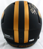Ricky Williams Autographed New Orleans Saints F/S Eclipse Speed Helmet w/SWED-Beckett W Hologram *Gold Image 5