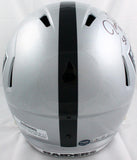  Jim Plunkett Autographed Raiders F/S Speed Helmet w/SB MVP-Beckett W Hologram *Black Image 4