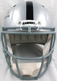 Richard Seymour Autographed Oakland Raiders F/S Speed Helmet w/HOF-Beckett W Hologram *Black Image 3