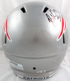 Richard Seymour Signed New England Patriots F/S Speed Helmet w/HOF-Beckett W Hologram *Black Image 4