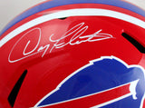 Doug Flutie Autographed Buffalo Bills F/S 87-01 Speed Helmet-Beckett W Hologram *White Image 2