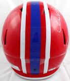 Doug Flutie Autographed Buffalo Bills F/S 87-01 Speed Helmet-Beckett W Hologram *White Image 4