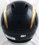 Doug Flutie Autographed F/S 88-06 Chargers Speed Helmet-Beckett W Hologram *White Image 4