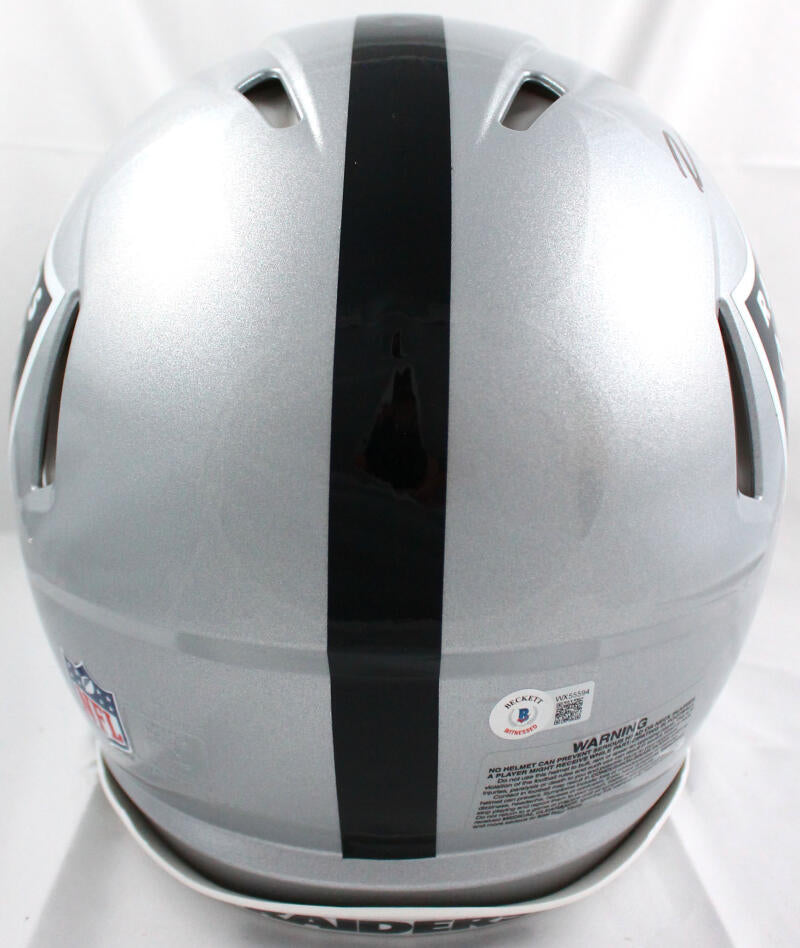 Maxx Crosby Autographed Signed Las Vegas Raiders F/S Speedflex Authentic  Helmet JSA COA