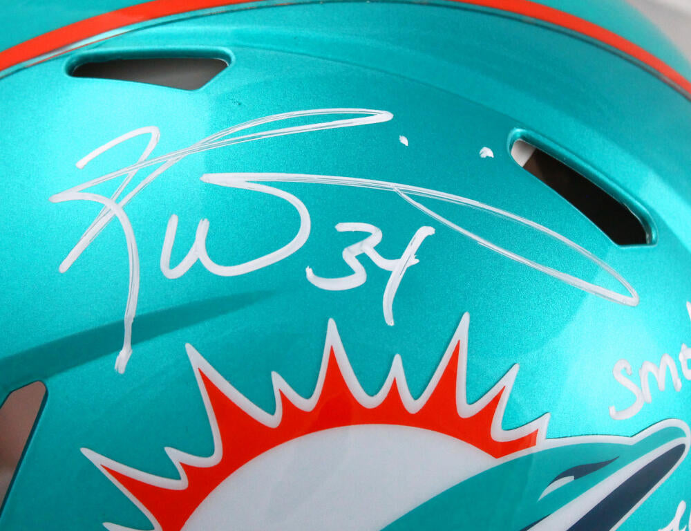 Ricky Williams Autographed Miami Dolphins F/S Speed Helmet w/ Smoke We –  The Jersey Source