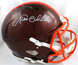 Nick Chubb Autographed Cleveland Browns F/S Flash Speed Authentic Helmet-Beckett W Hologram *White Image 1