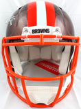 Nick Chubb Autographed Cleveland Browns F/S Flash Speed Authentic Helmet-Beckett W Hologram *White Image 3