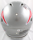 Richard Seymour Signed New England Patriots F/S Speed Authentic Helmet w/HOF SB Champs-Beckett W Hologram *Black Image 6