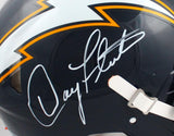 Doug Flutie Autographed F/S 88-06 Chargers Speed Authentic Helmet-Beckett W Hologram *White Image 2