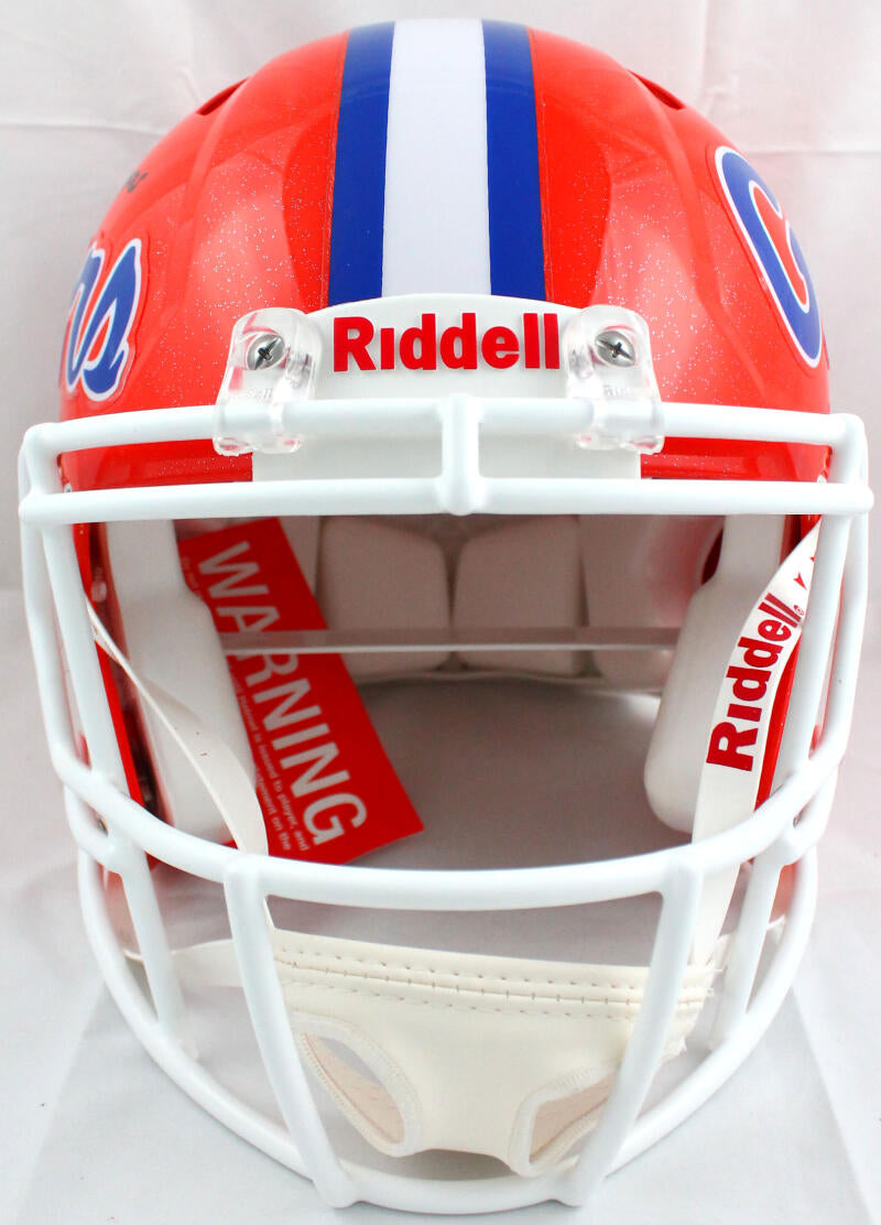 Tim Tebow Autographed Hand Signed Florida Gators White Speed Full Size  Authentic Football Helmet - with 07 Heisman Inscriptions - PSA/DNA