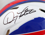 Doug Flutie Autographed Buffalo Bills F/S Speed Authentic Helmet-Beckett W Hologram *Black Image 2