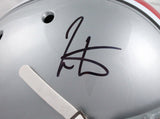 Cris Carter Autographed Ohio State Buckeyes F/S Schutt Helmet-Beckett W Hologram *Black Image 2
