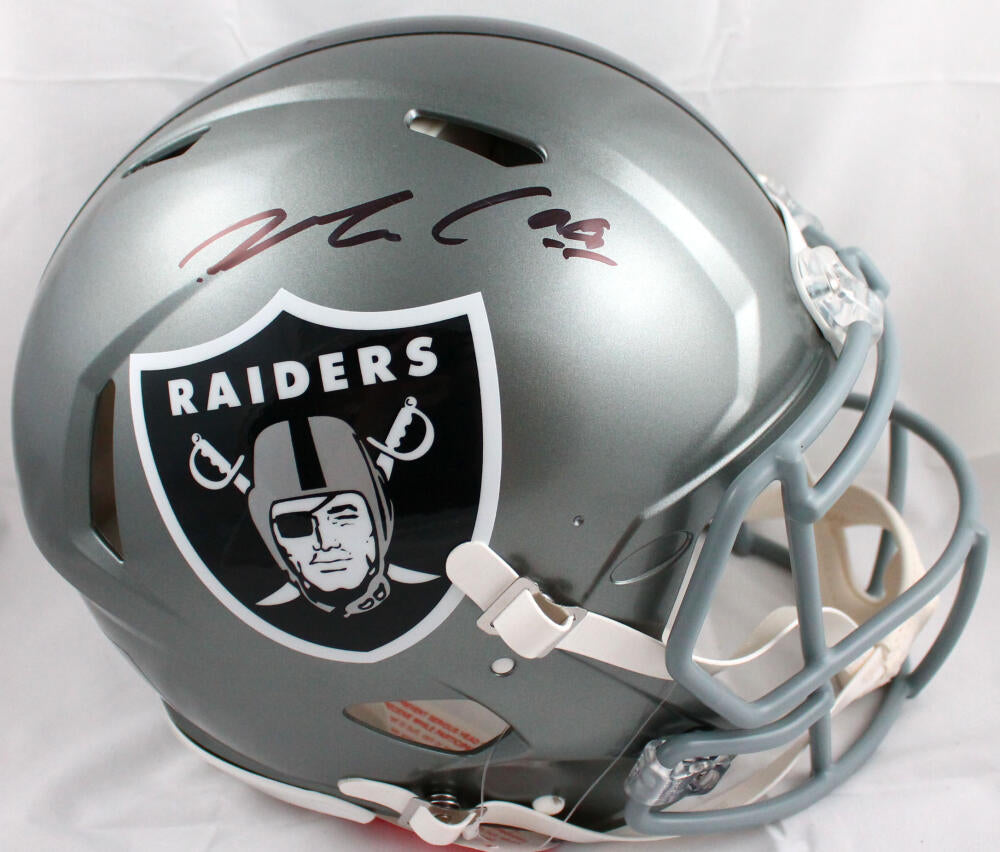 Maxx Crosby Autographed Las Vegas Raiders F/S Flash Speed