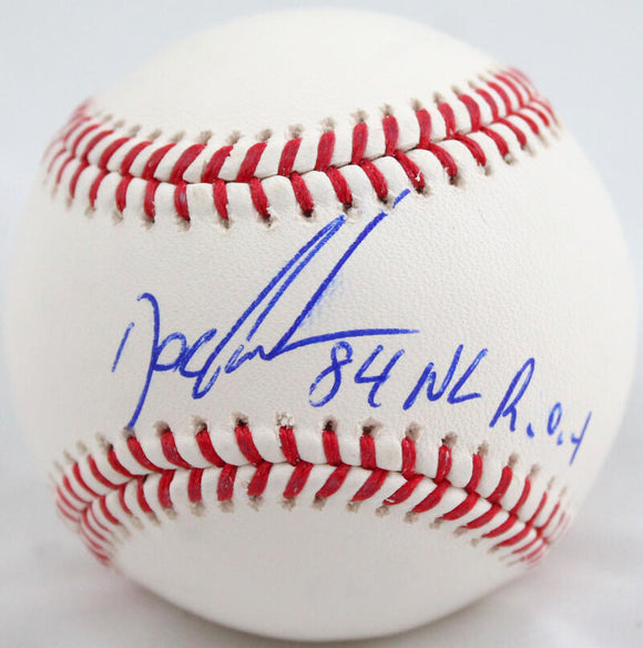 Doc Gooden Autographed Rawlings OML Baseball w/84 NL ROY-Beckett W Hologram *Blue Image 1