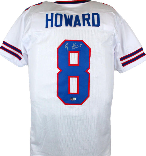 O.J. Howard Autographed White Pro Style Jersey-Beckett W Hologram *Silver Image 1