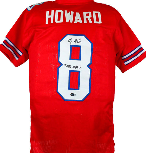 OJ Howard Autographed/Signed Pro Style White XL Jersey Beckett