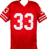 Ron Dayne Autographed Red College Style Jersey w/99H-Beckett W Hologram *Black Image 3