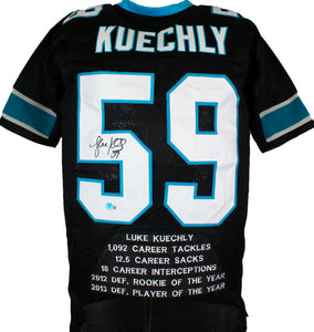 luke kuechly white jersey