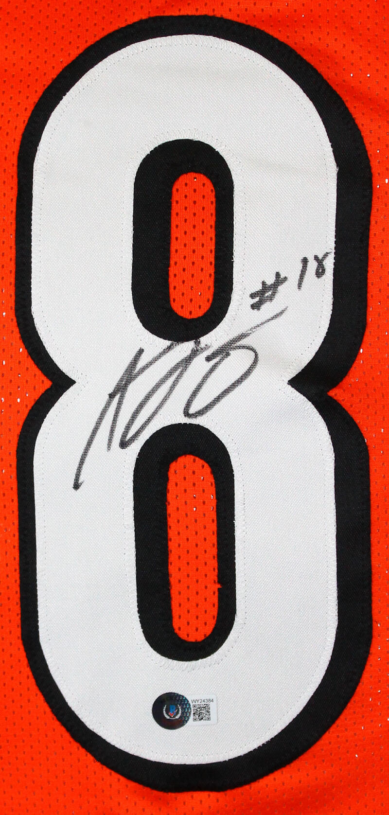 AJ Green Autographed/Signed College Style Black XL Jersey Beckett