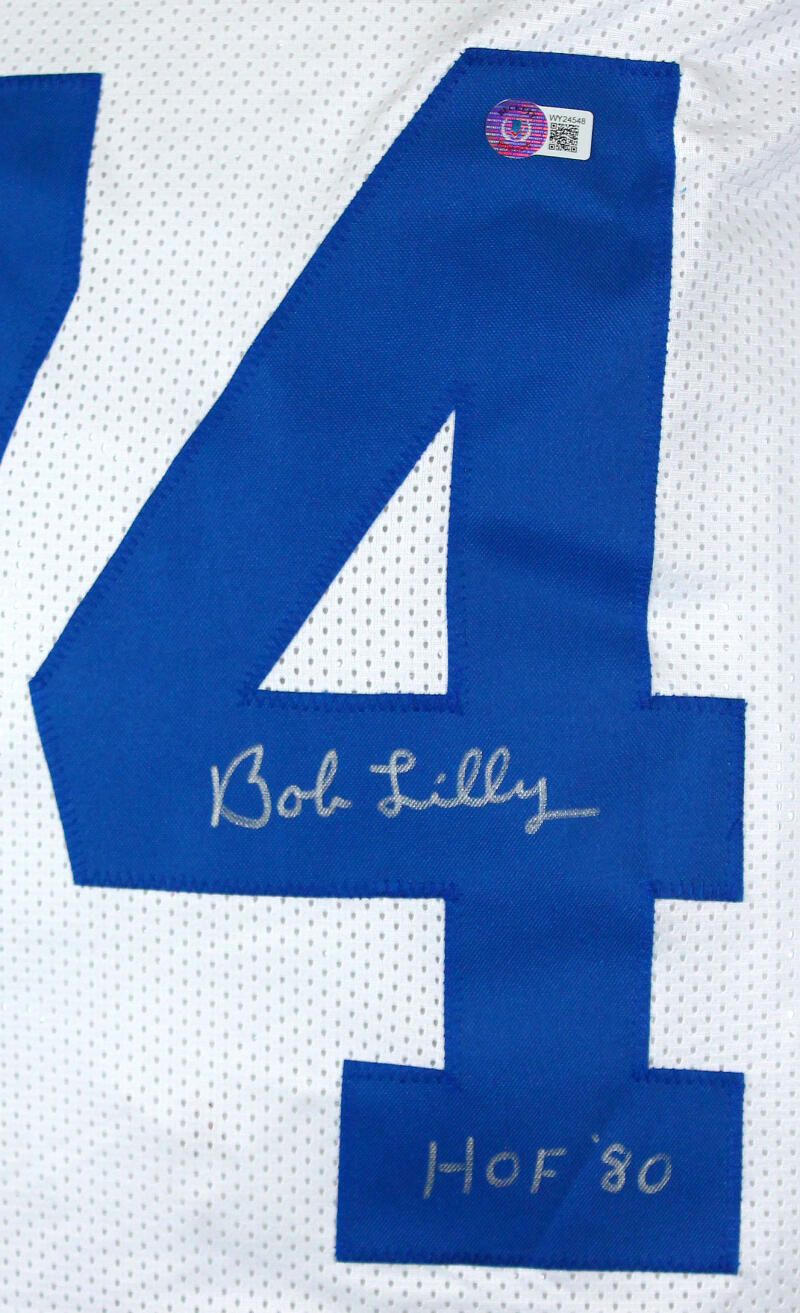 The Jersey Source John Elway Autographed Blue Pro Style Stat Jersey *2- Beckett W Hologram *Black