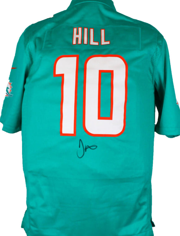 Tyreek Hill Autographed Miami Dolphins Nike Game Jersey-Beckett W Hologram *Black Image 1