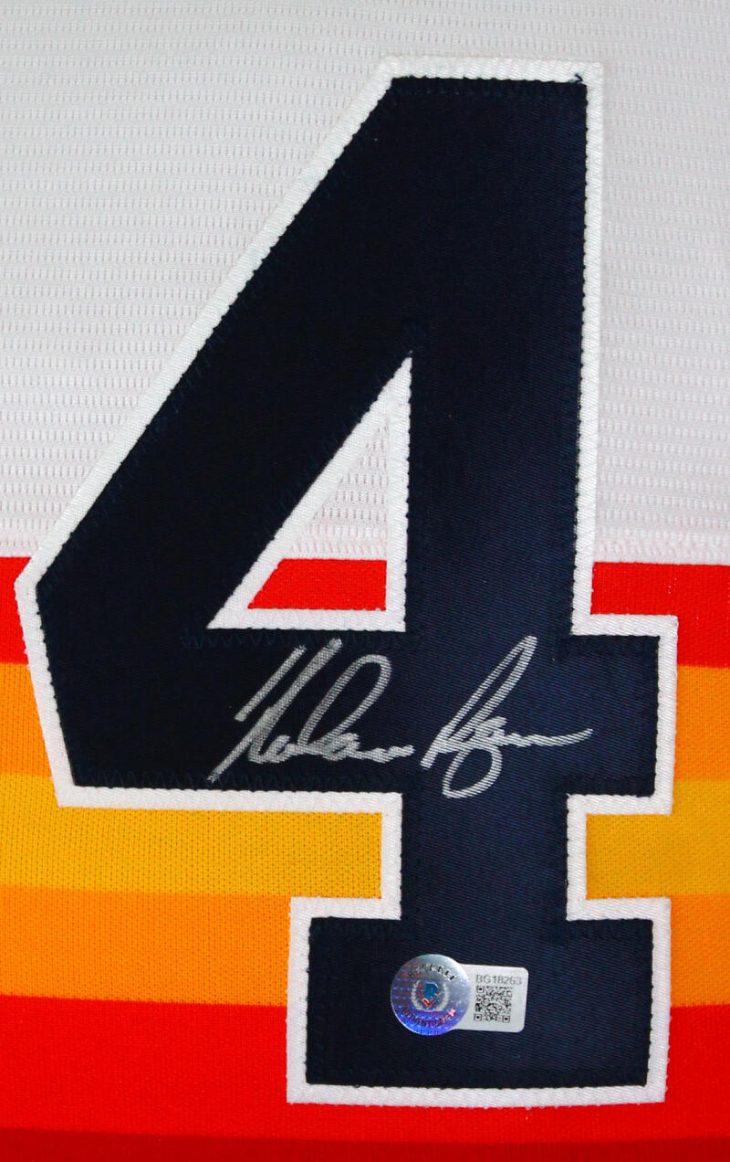 Nolan Ryan Signed Nike Cooperstown Collection Astros Jersey