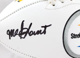 Mel Blount Autographed Pittsburgh Steelers Logo Football w/HOF-Beckett W Hologram *Black Image 2