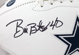 Bill Bates Autographed Dallas Cowboys Logo Football W/SB Champs-Prova *Black Image 2