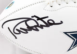Randy White Autographed Dallas Cowboys Logo Football w/ HOF -Beckett W Hologram *Black Image 2