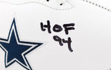 Randy White Autographed Dallas Cowboys Logo Football w/ HOF -Beckett W Hologram *Black Image 3