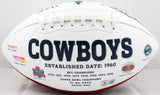 Randy White Autographed Dallas Cowboys Logo Football w/ HOF -Beckett W Hologram *Black Image 4