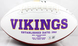 Cris Carter Autographed Minnesota Vikings Logo Football-Beckett W Hologram *Black Image 3