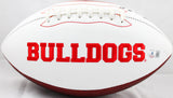 AJ Green Autographed Georgia Bulldogs Logo Football-Beckett W Hologram *Black Image 3