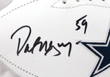 Dat Nguyen Autographed Dallas Cowboys Logo Football w/America's Team-Prova *Black Image 2