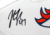 John Lynch Autographed Denver Broncos Logo Football w/HOF-Beckett W Hologram *Black Image 2