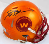 Deion Sanders Autographed Washington Flash Speed Mini Helmet-Beckett W Hologram *Black Image 1