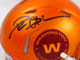 Deion Sanders Autographed Washington Flash Speed Mini Helmet-Beckett W Hologram *Black Image 2